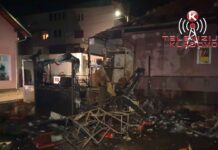 IZGOREO OBJEKAT NA GRADSKOJ ZELENOJ PIJACI