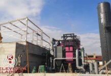 MONTAŽA KROVNE KONSTRUKCIJE U TOPLANI NA BIOMASU