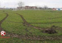 VANDALIZAM U KLADOVU OŠTEĆEN TEREN FK „ĐERDAP“