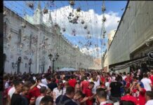 DA LI ĆE I KATAR DOZVOLITI FEŠTU? Iskustvo navijača iz Rusije: Sve je bilo u duhu Srbije, našim bojama i naše muzike (FOTO)