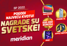ISPRATI FINIŠ MUNDIJALA U MERIDIANU – POGODI NAJVEĆU KVOTU i osvoji fantastične nagrade!