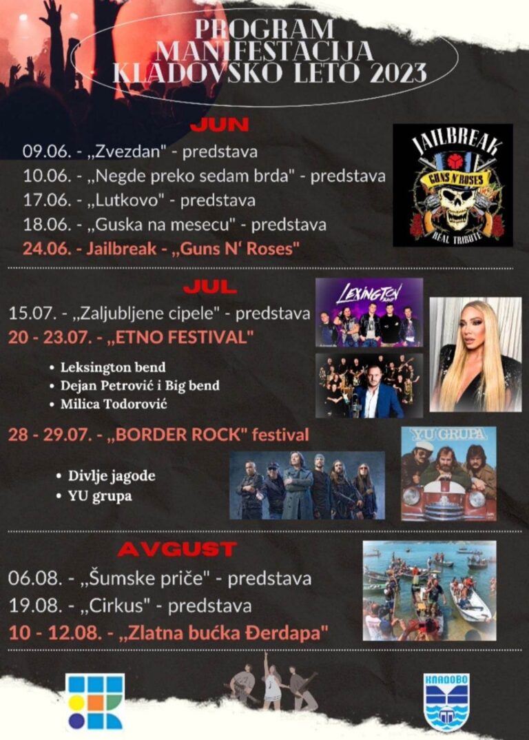 „KLADOVSKO LETO“ ŠTA NAS SVE OČEKUJE?