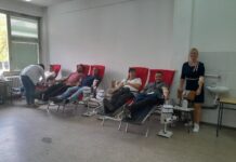 HUMANI KLADOVLJANI, PRIKUPLJENO 50 JEDINICA KRVI