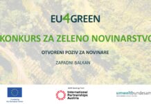 OTVOREN KONKURS ZA ZELENO NOVINARSTVO